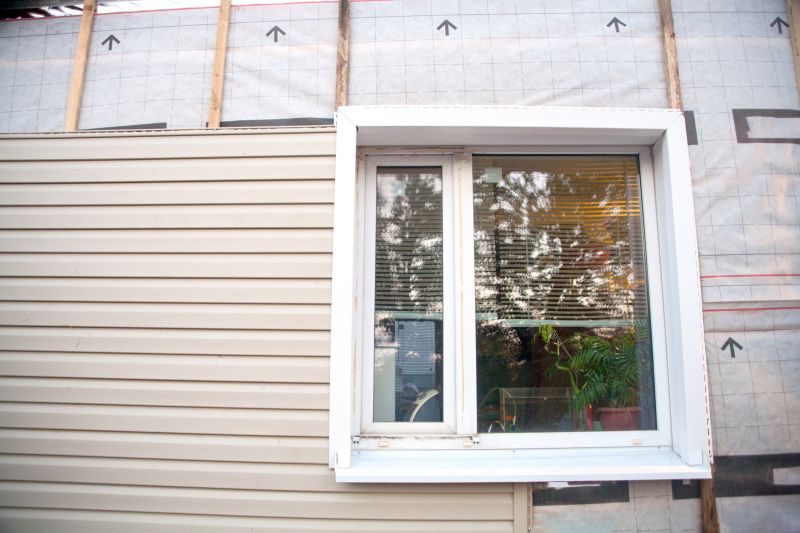 Installing siding around windows