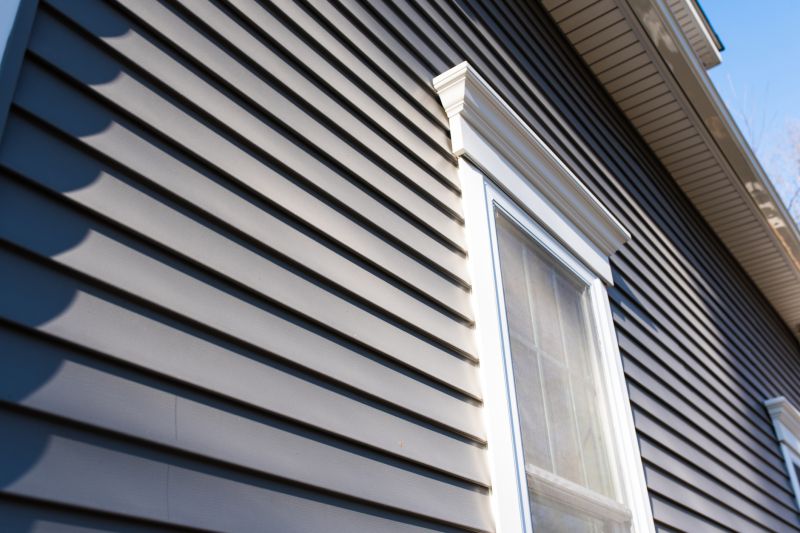 Close-up of siding texture
